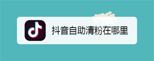 抖音怎么自助清粉,目录：抖音如何自助清粉!